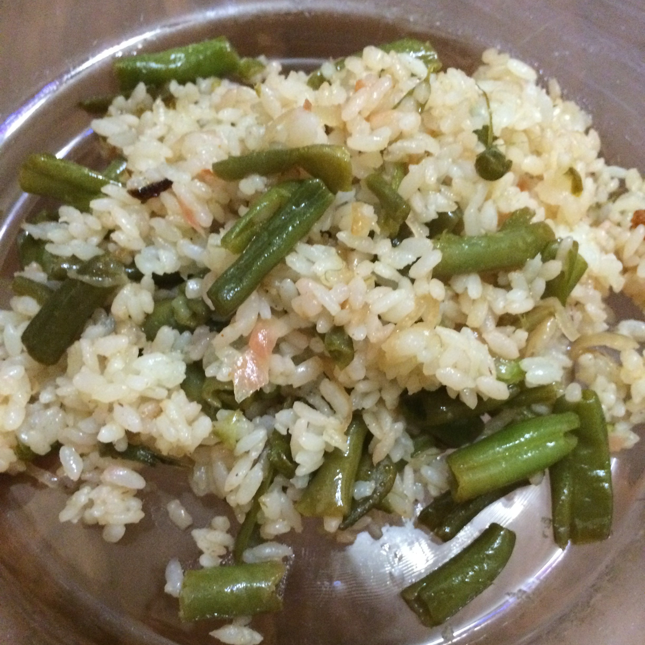 Рис с имбирем и фасолью