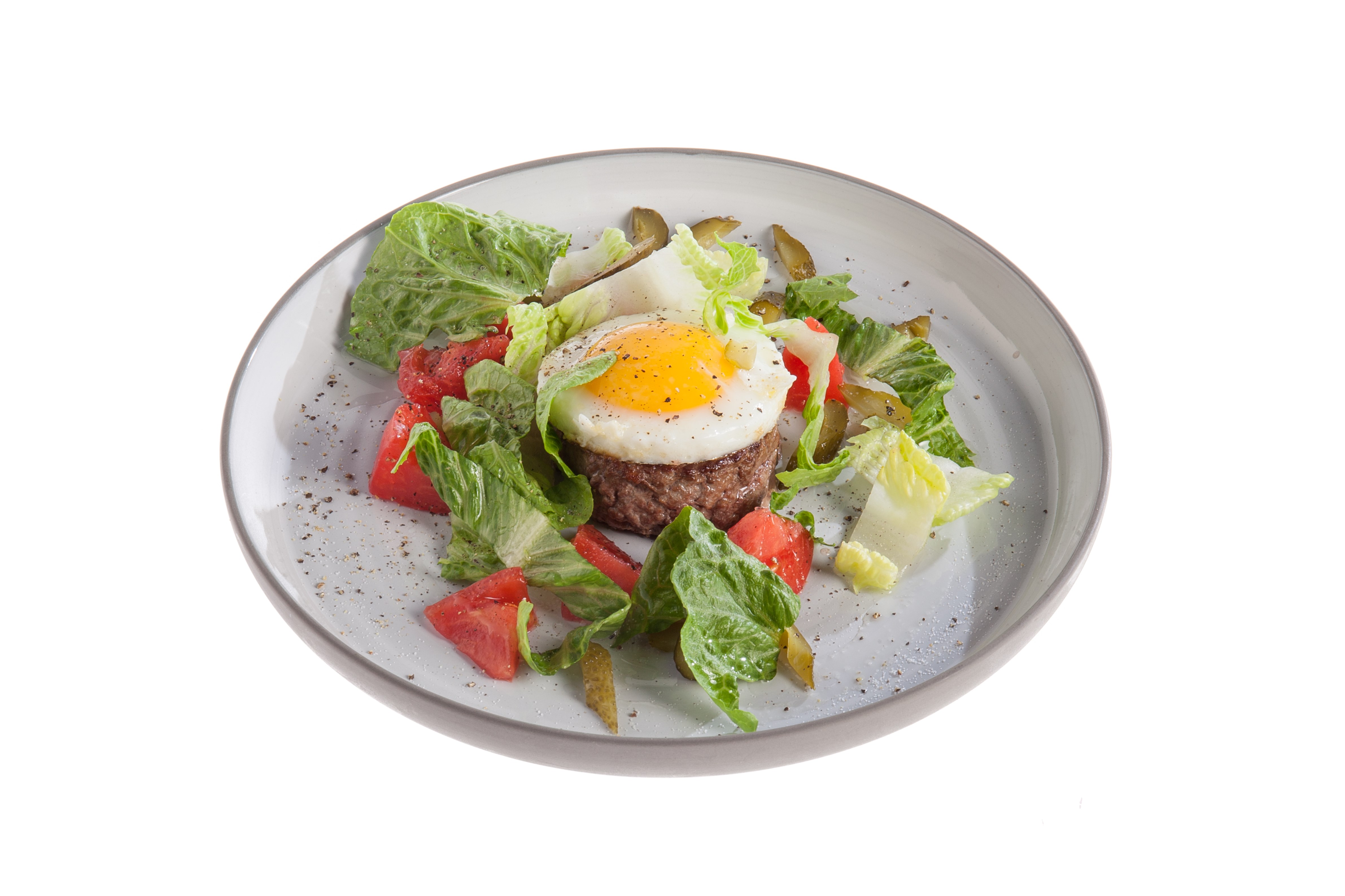 Бифштекс (стейк из говядины) с яйцом - Пошаговый рецепт с фото. Вторые блюда. Блюда из мяса