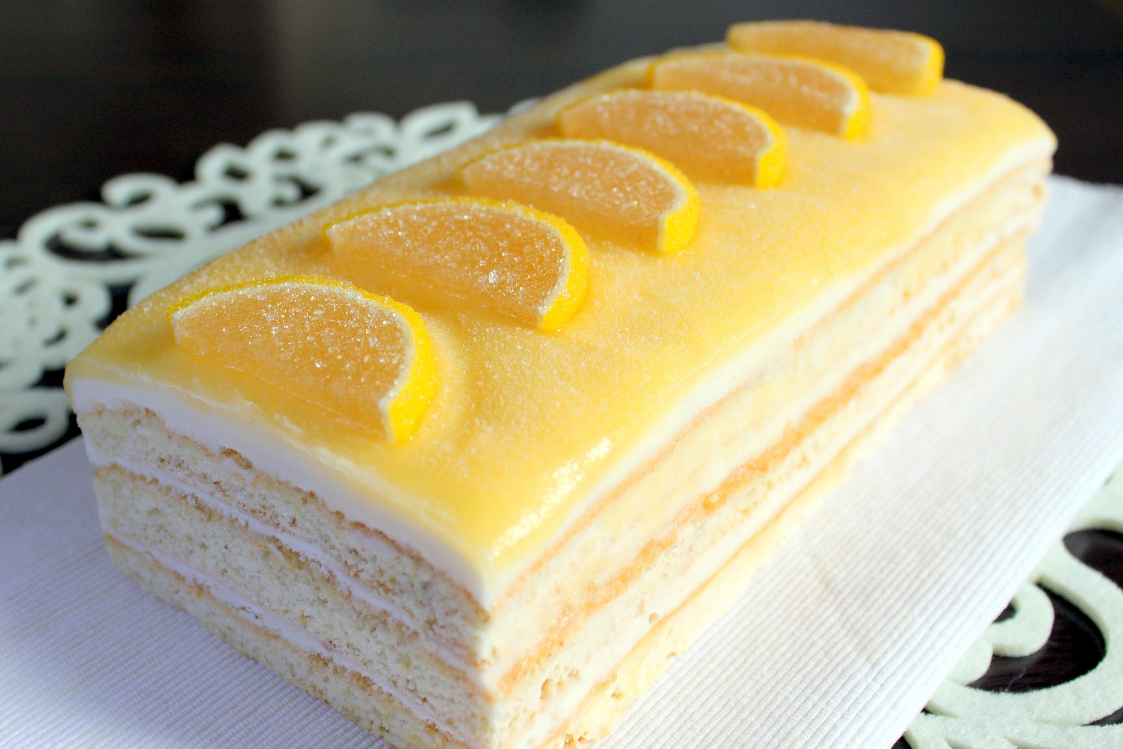 Бисквитный торт с творожным сыром | Пошаговый рецепт