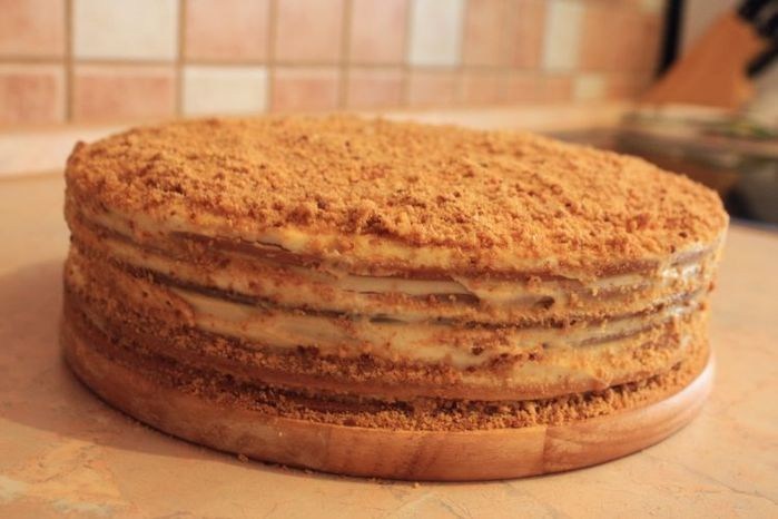 Торт Медовик классический: рецепт с фото пошагово с заварным кремом