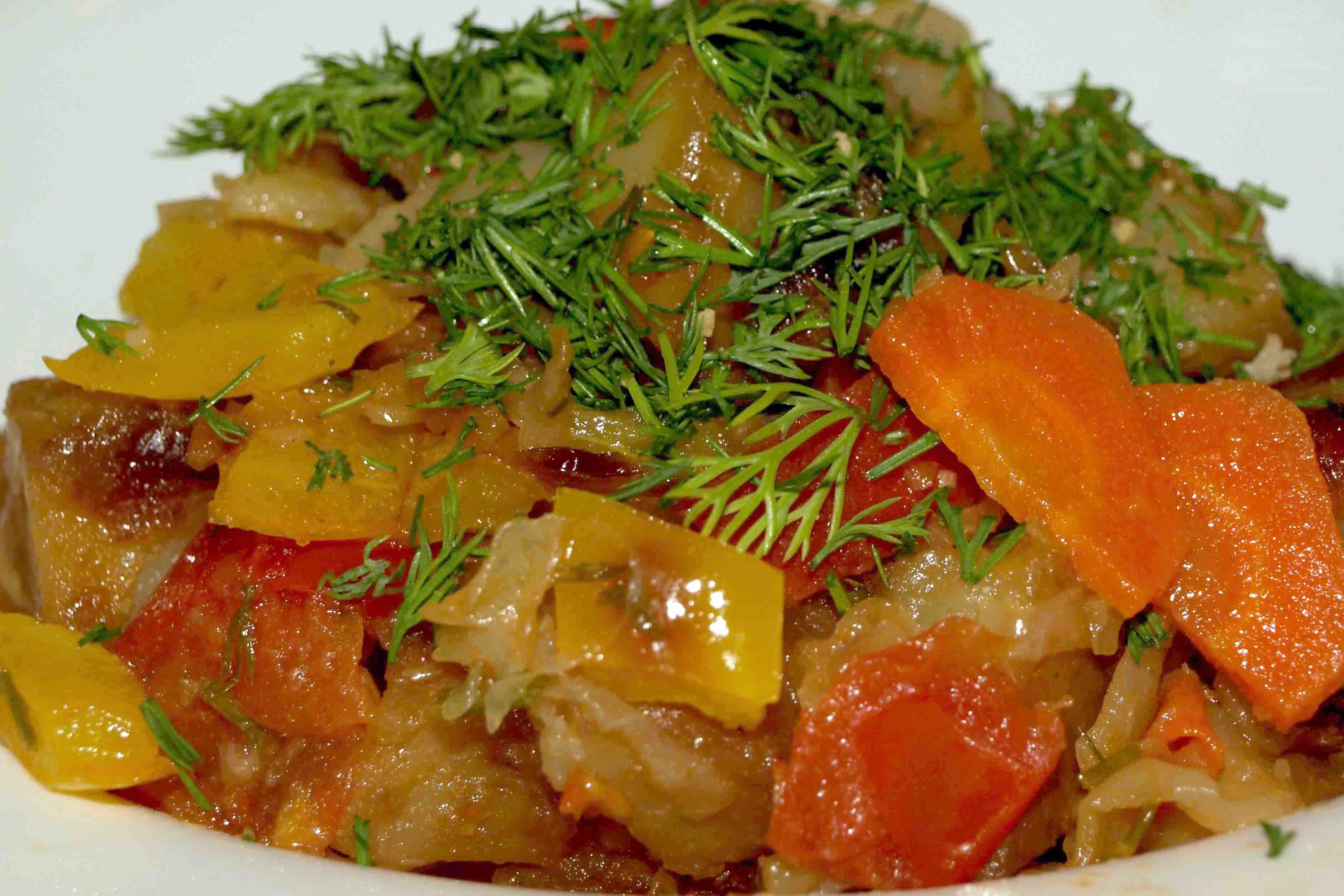 Овощное рагу с болгарским перцем - рецепт с фото пошагово