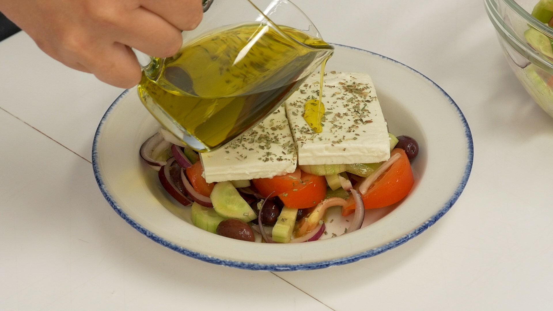 Приготовление классического греческого салата