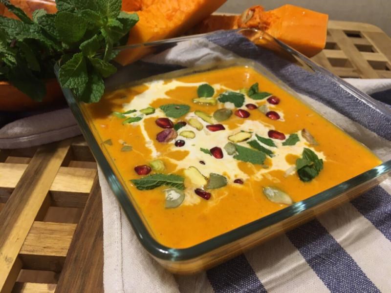 Марокканский тыквенный суп