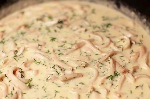 Жареные кальмары со сметаной - рецепт приготовления с фото от баштрен.рф