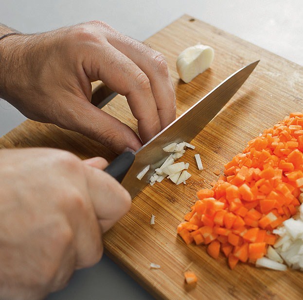 Чечевица с овощами для детей