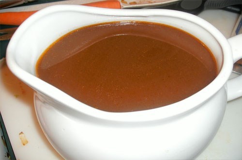 Концентрированный телячий бульон для соусов