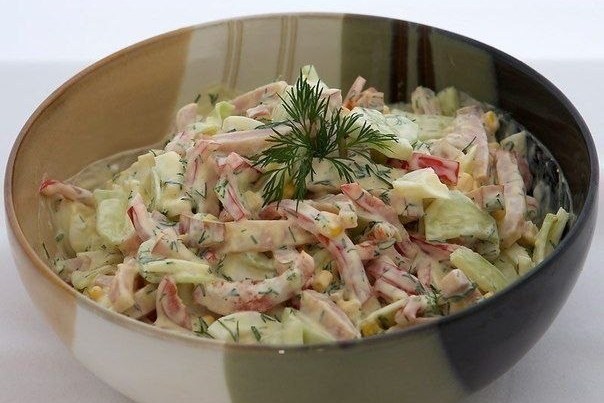 Салаты с ветчиной - вкусных рецептов с фото, простые рецепты салатов с ветчиной