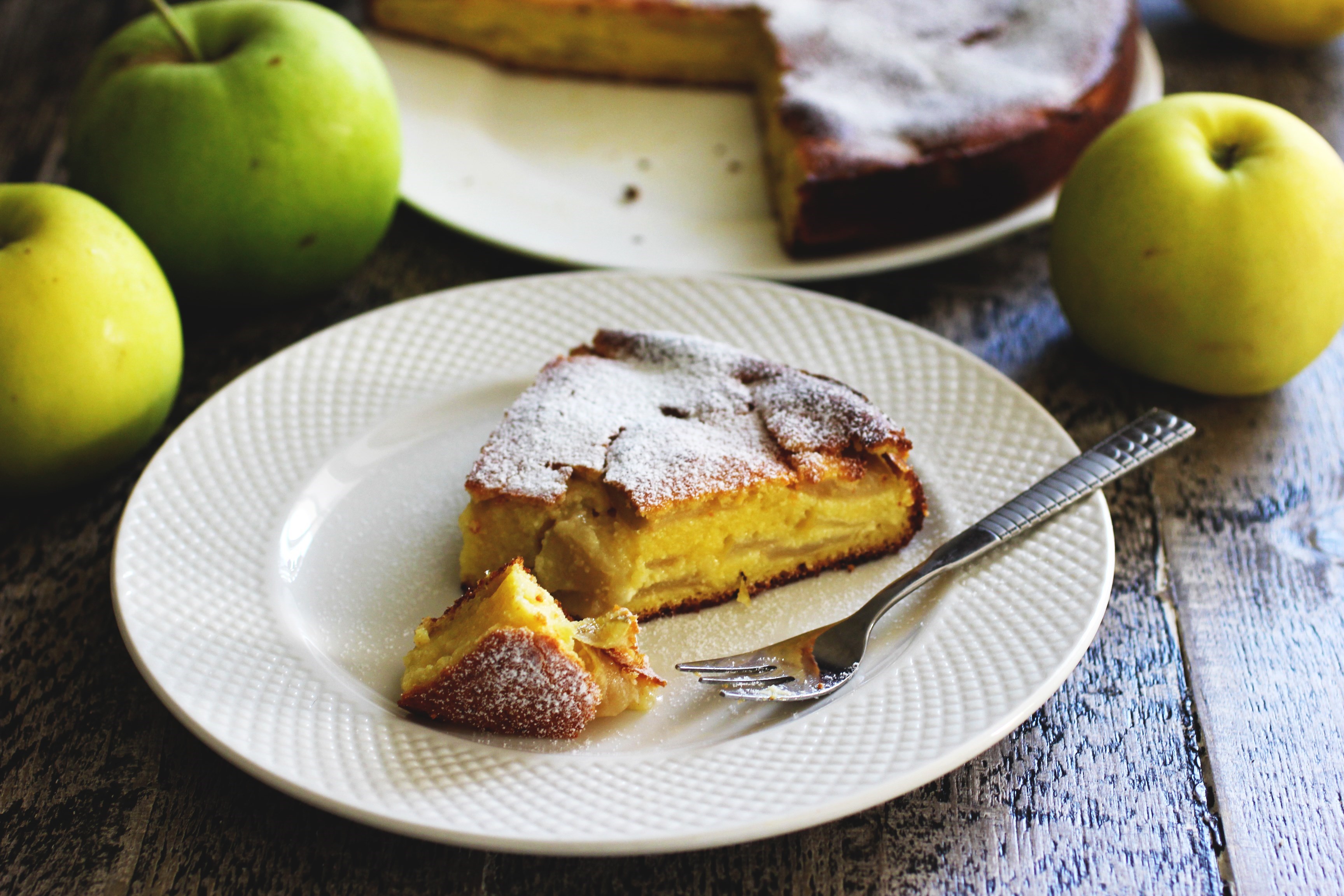 Пирог с яблоками и грушами – рецепт с фото