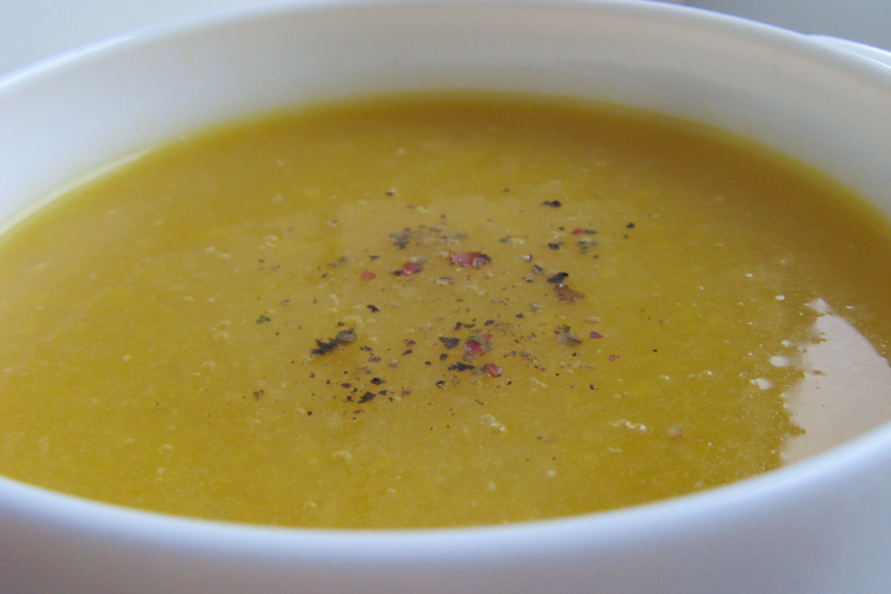Тыквенный суп-пюре с имбирем