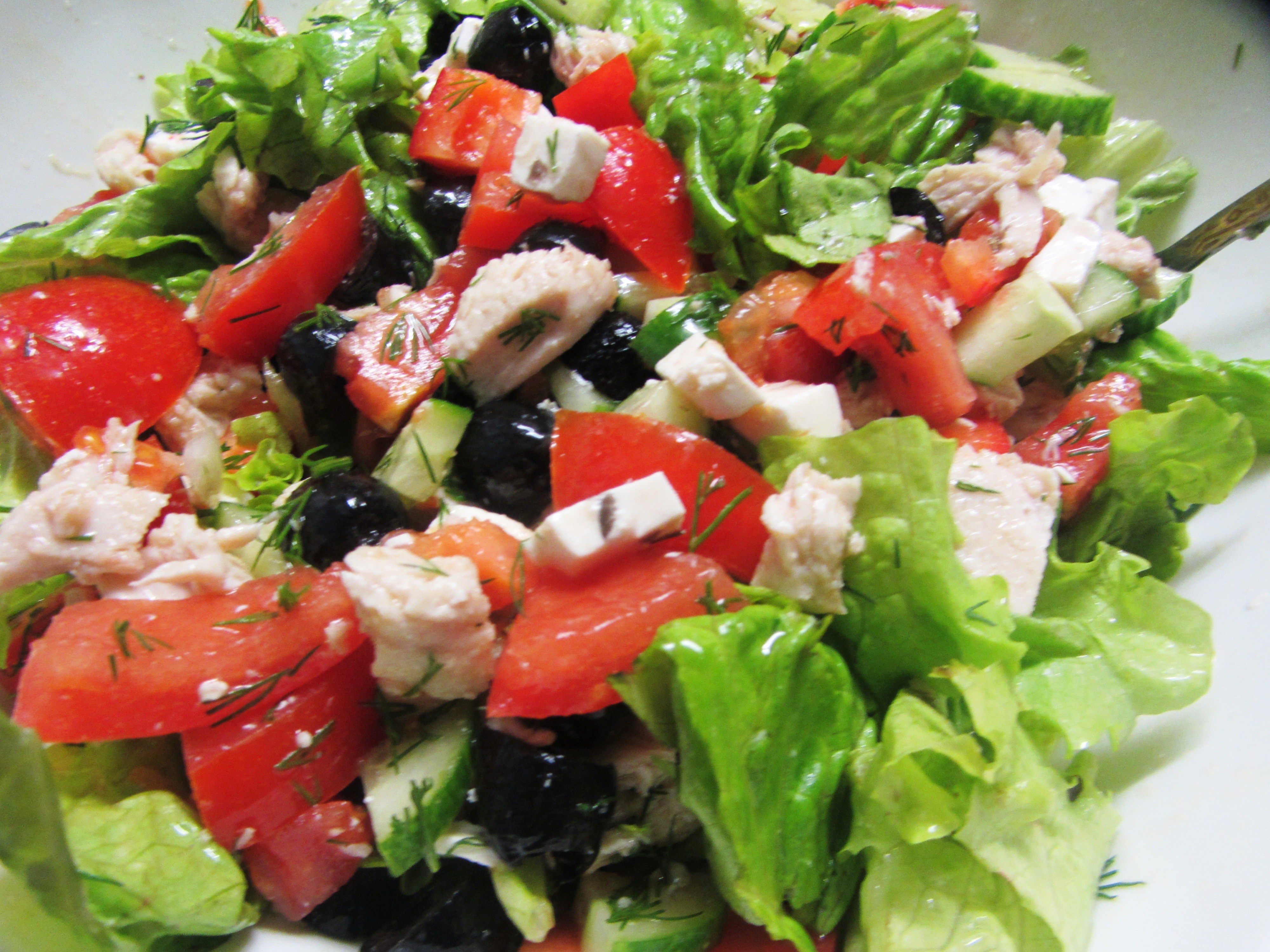 Греческий салат - пошаговый рецепт с фото