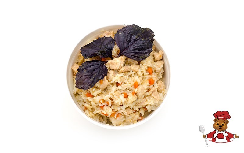 Рис с овощами и курицей
