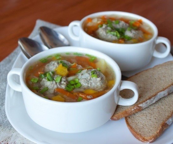 Суп с фрикадельками и вермишелью: пошаговый рецепт с фото