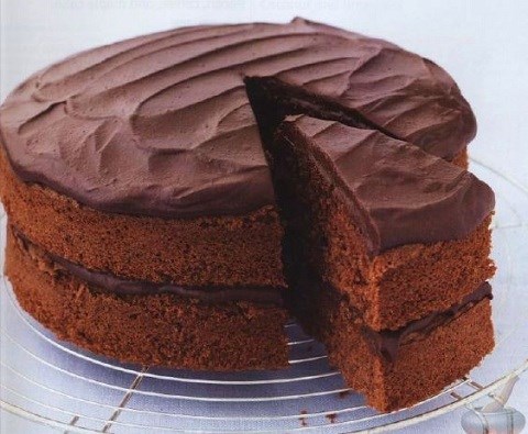 Шоколадный торт из горького шоколада