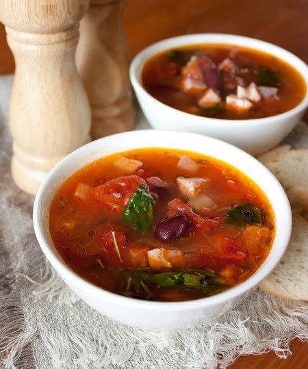 Картофельный суп с мясом