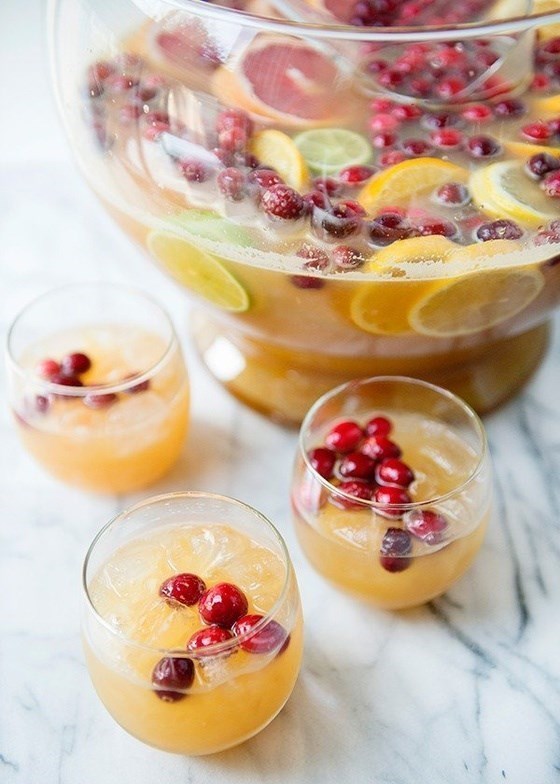 Праздничный пунш с цитрусовыми фруктами к Новому Году: лучший рецепт