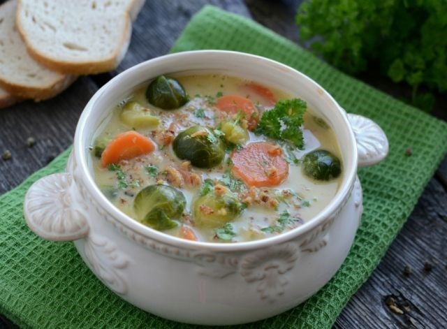 Пошаговый рецепт крем-супа из брокколи