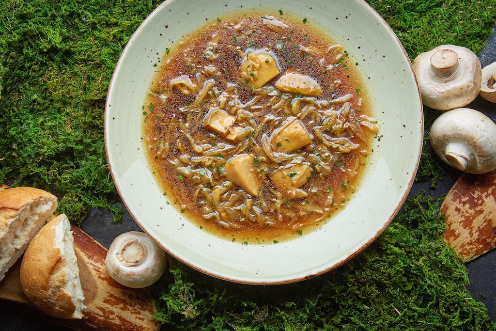 Суп грибной с капустой по-гуцульски