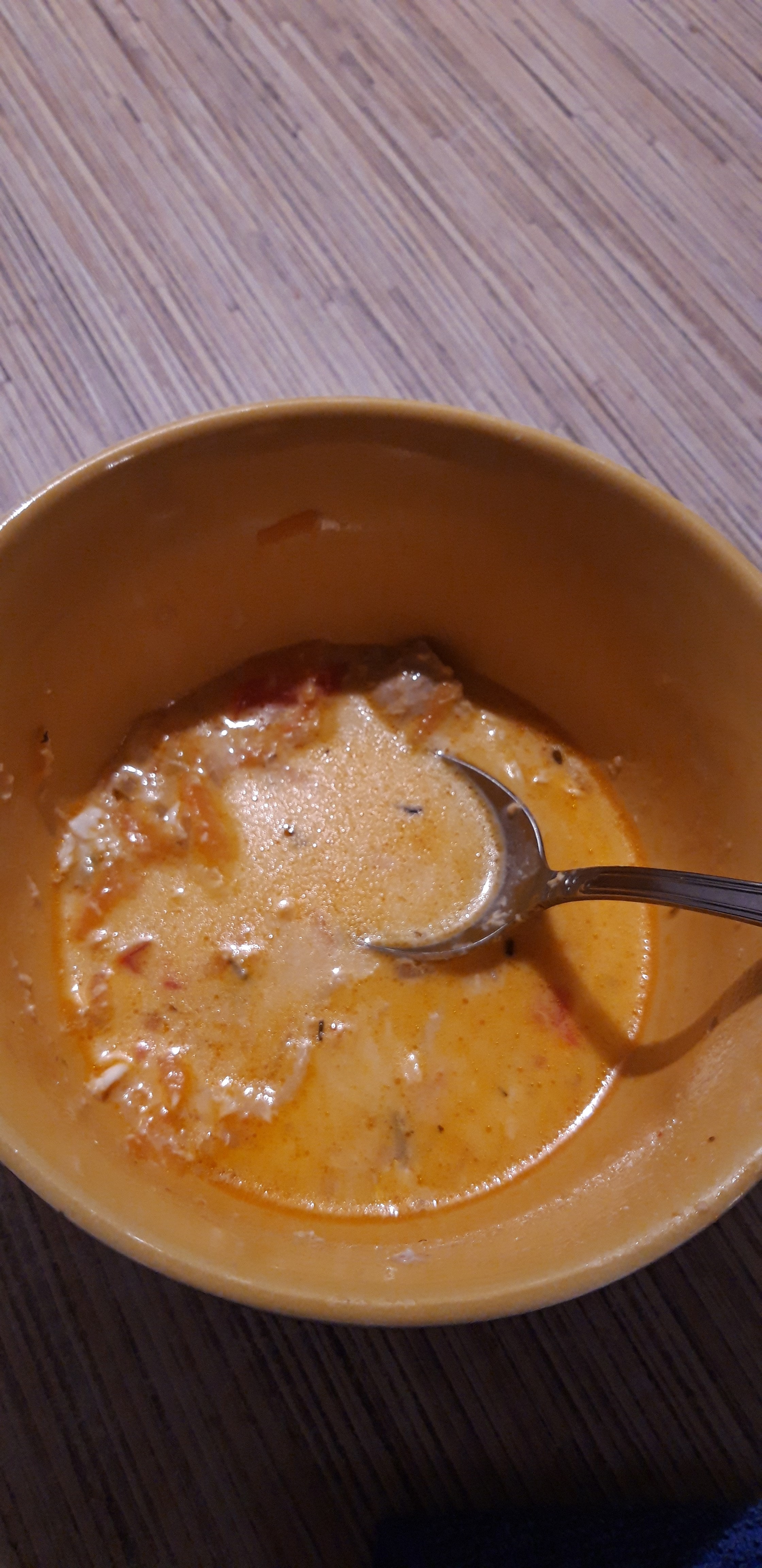 Суп куриный с лапшой и плавленым сырком