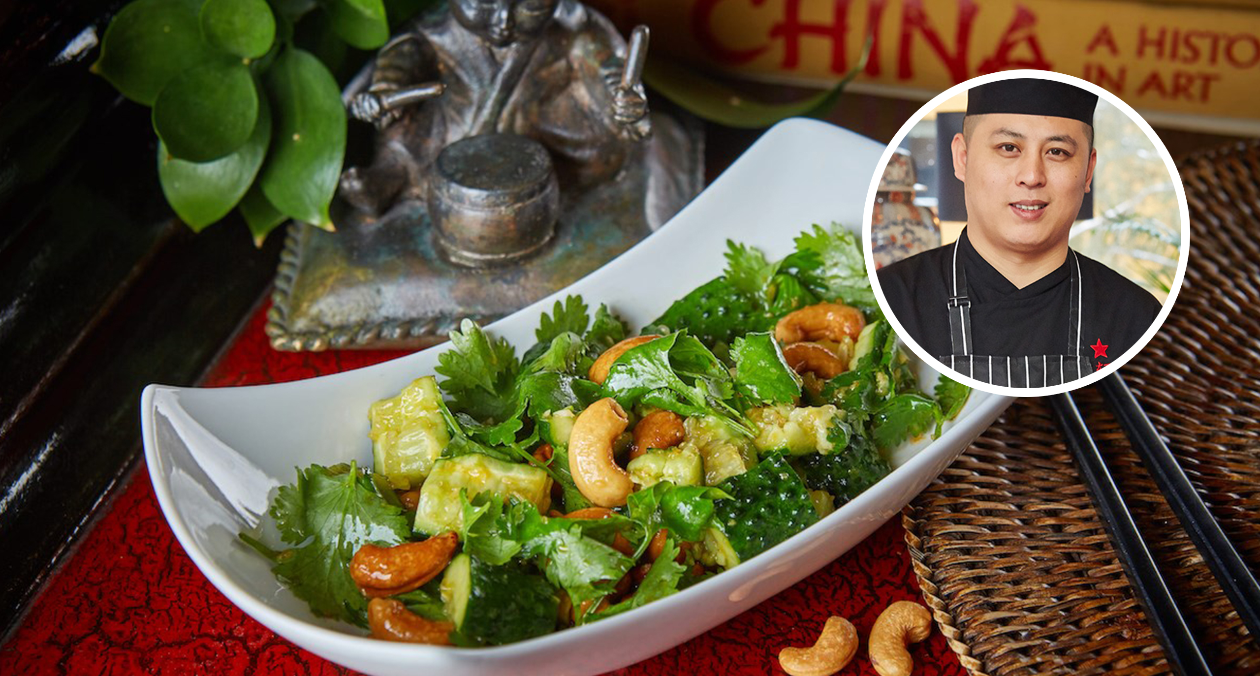 Китайский салат из курицы, огурцов и кимчи (рецепт с фото)