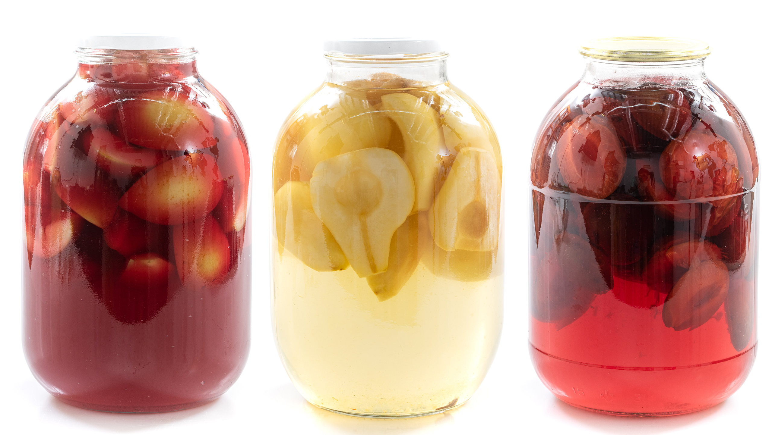 Как приготовить вкусный компот на зиму из яблок и слив | Рецепты