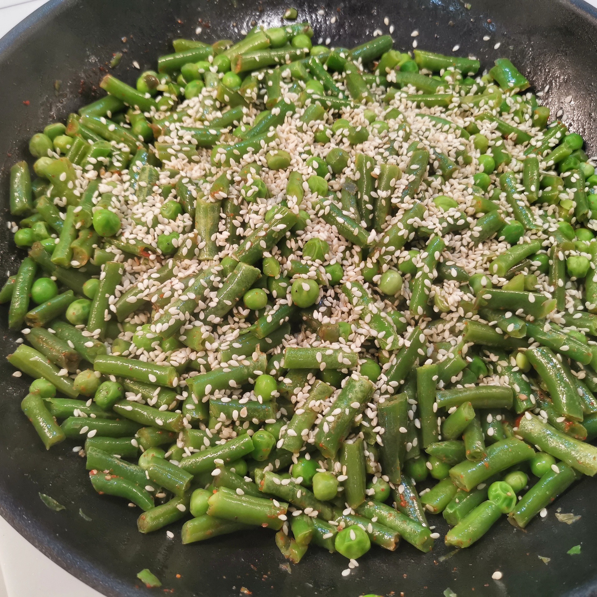 Рагу из стручковой фасоли и горошка, пошаговый рецепт с фотографиями –  Авторская кухня: Основные блюда. «Еда»