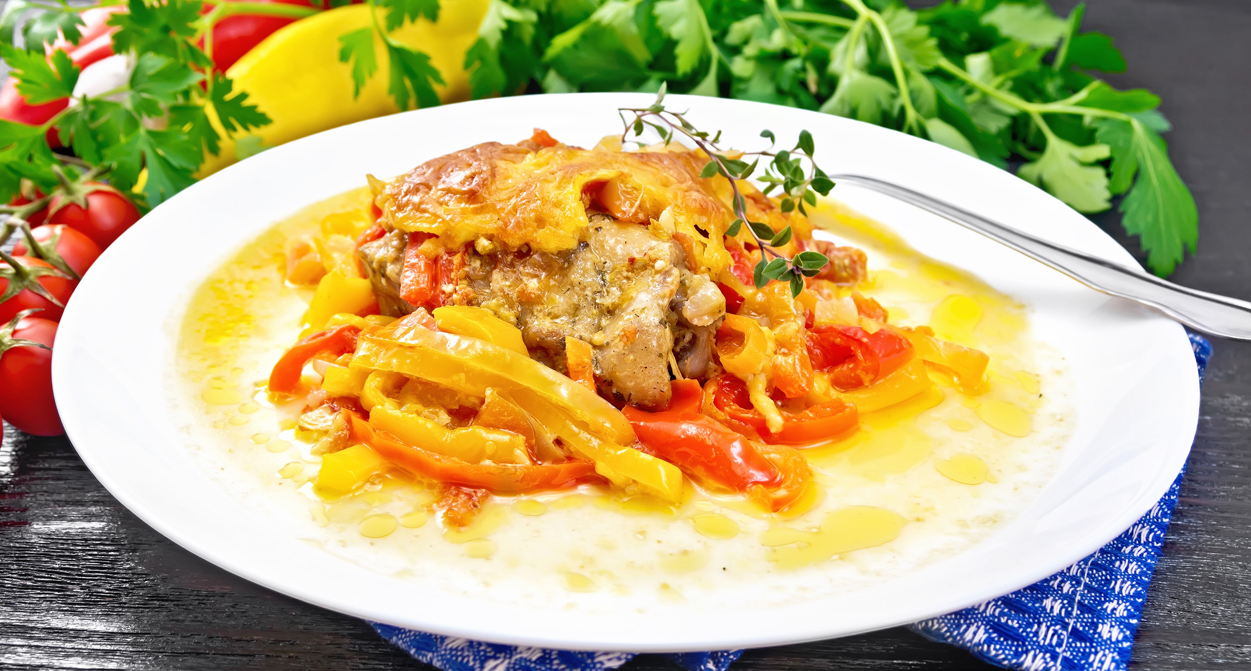Быстрый рецепт курицы в духовке на Новый год