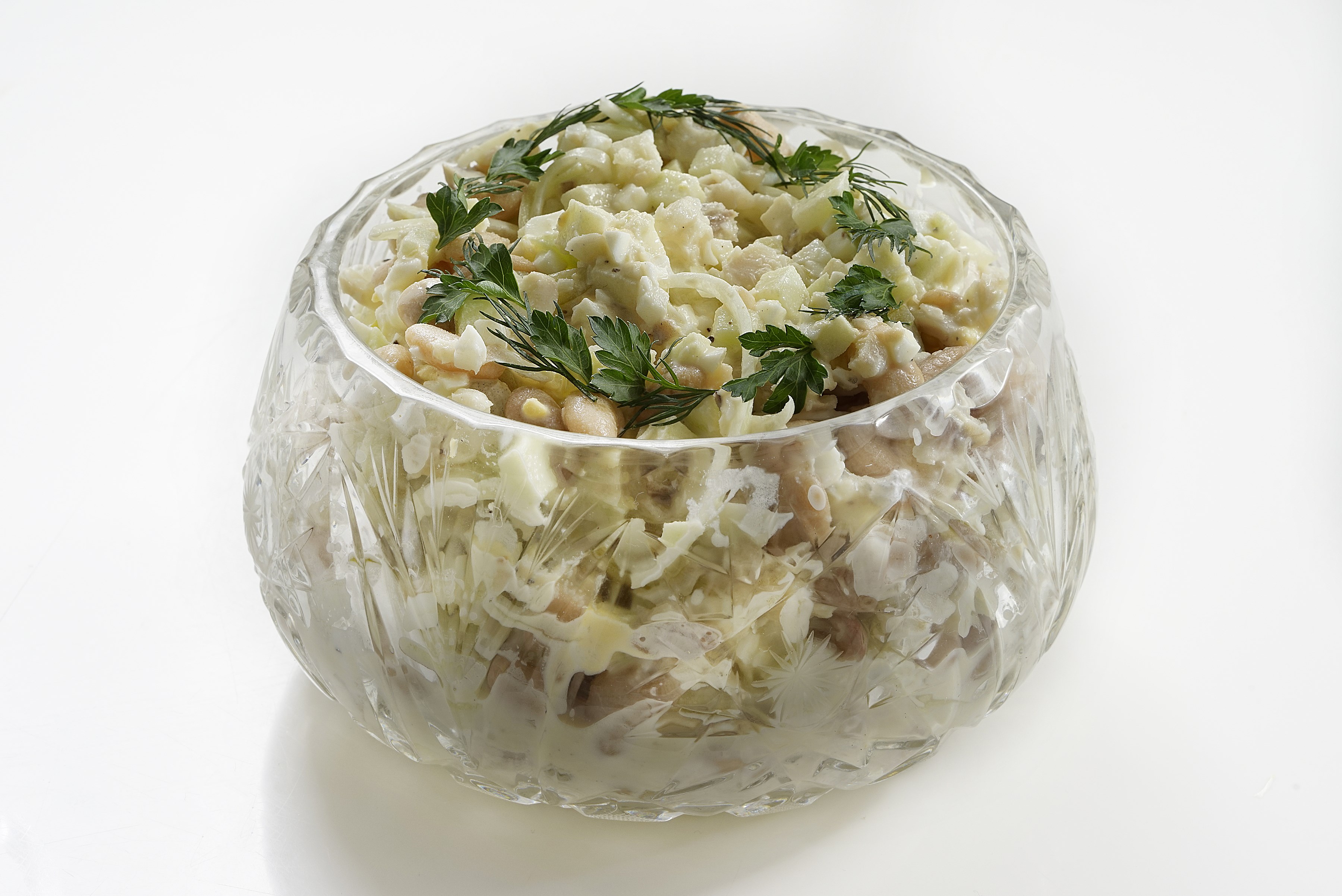 Салат из отварного минтая с яйцами - калорийность, состав, описание - gkhyarovoe.ru