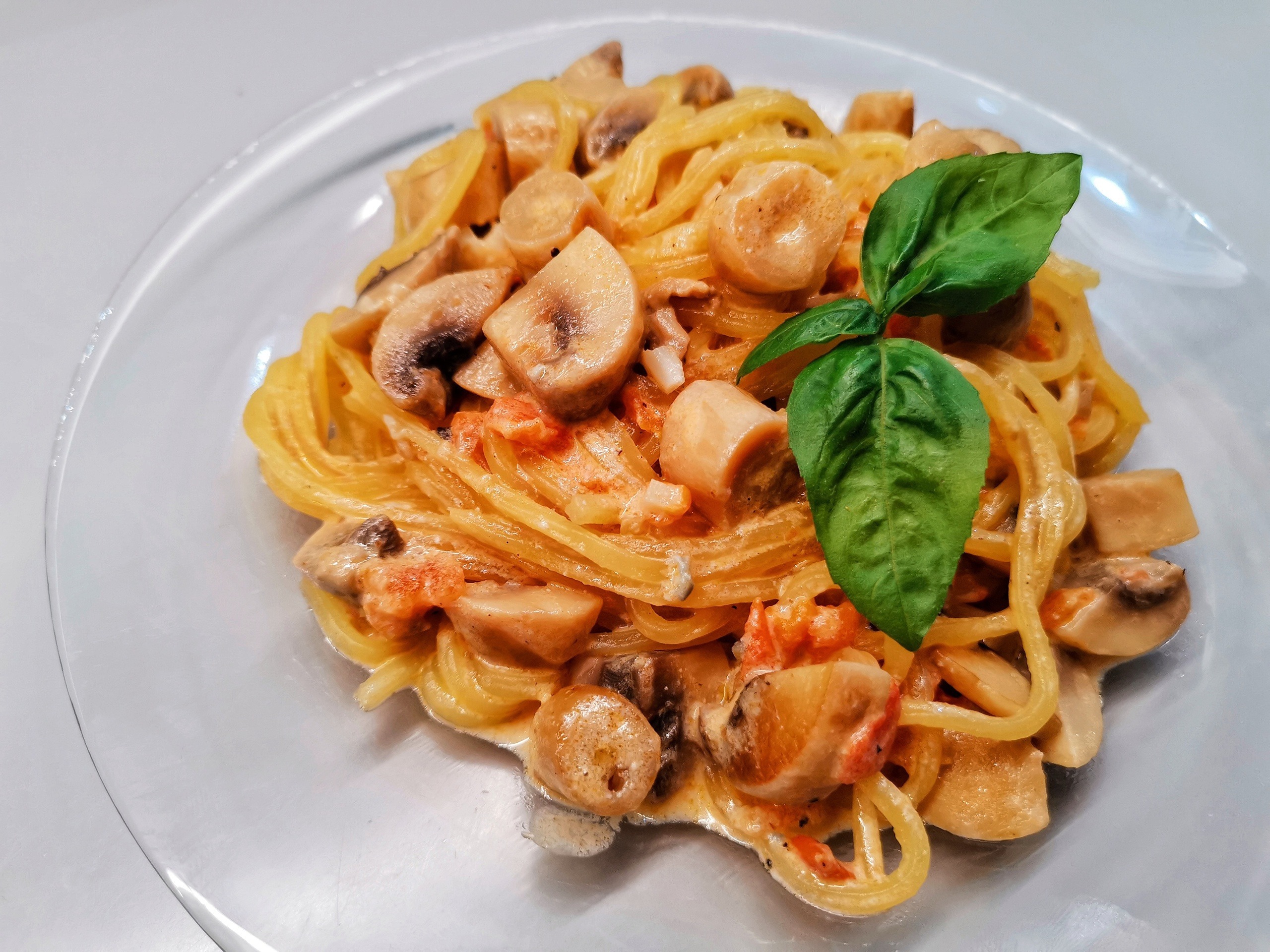 Паста с лесными грибами в сливочном соусе рецепт – Итальянская кухня: Паста и пицца. «Еда»