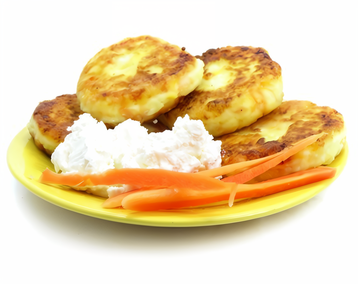 Сырники с морковью и урюком