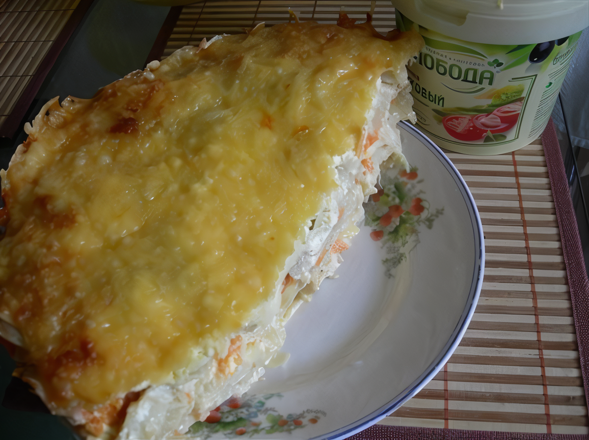 Куриная грудка под шубой