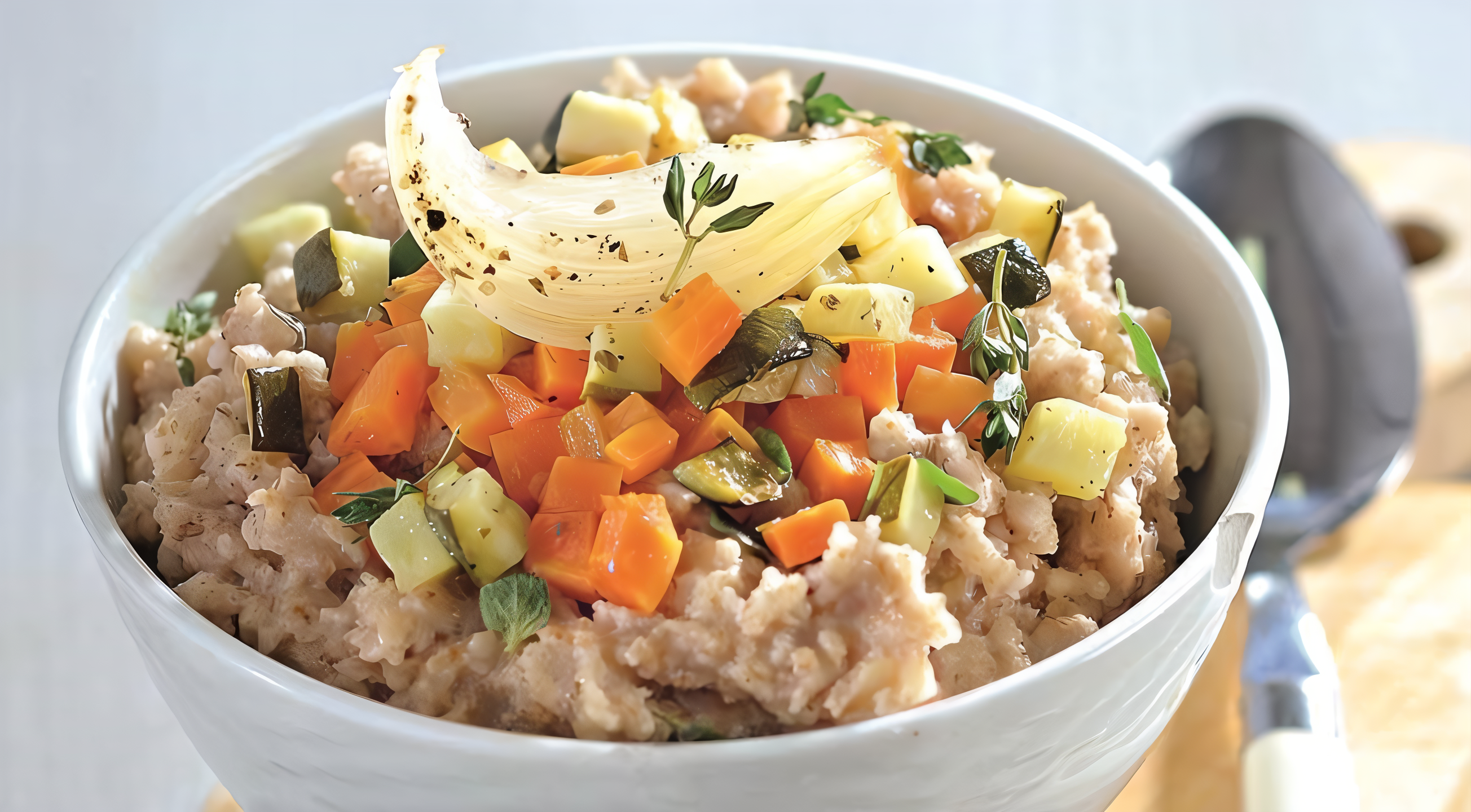 Овсяная каша с овощами