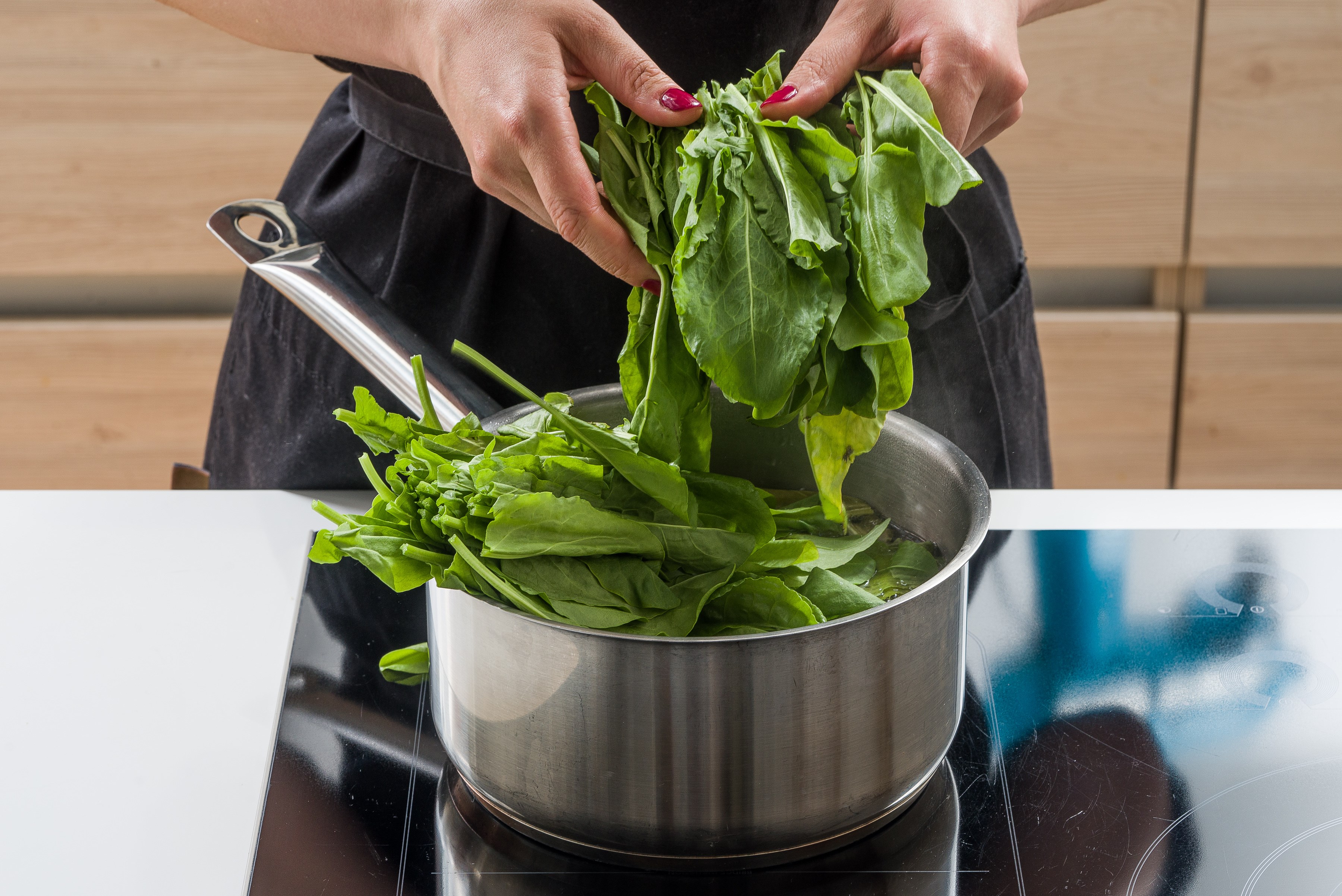 Щавель с блинами, пошаговый рецепт с фотографиями – Русская кухня: Закуски.  «Еда»