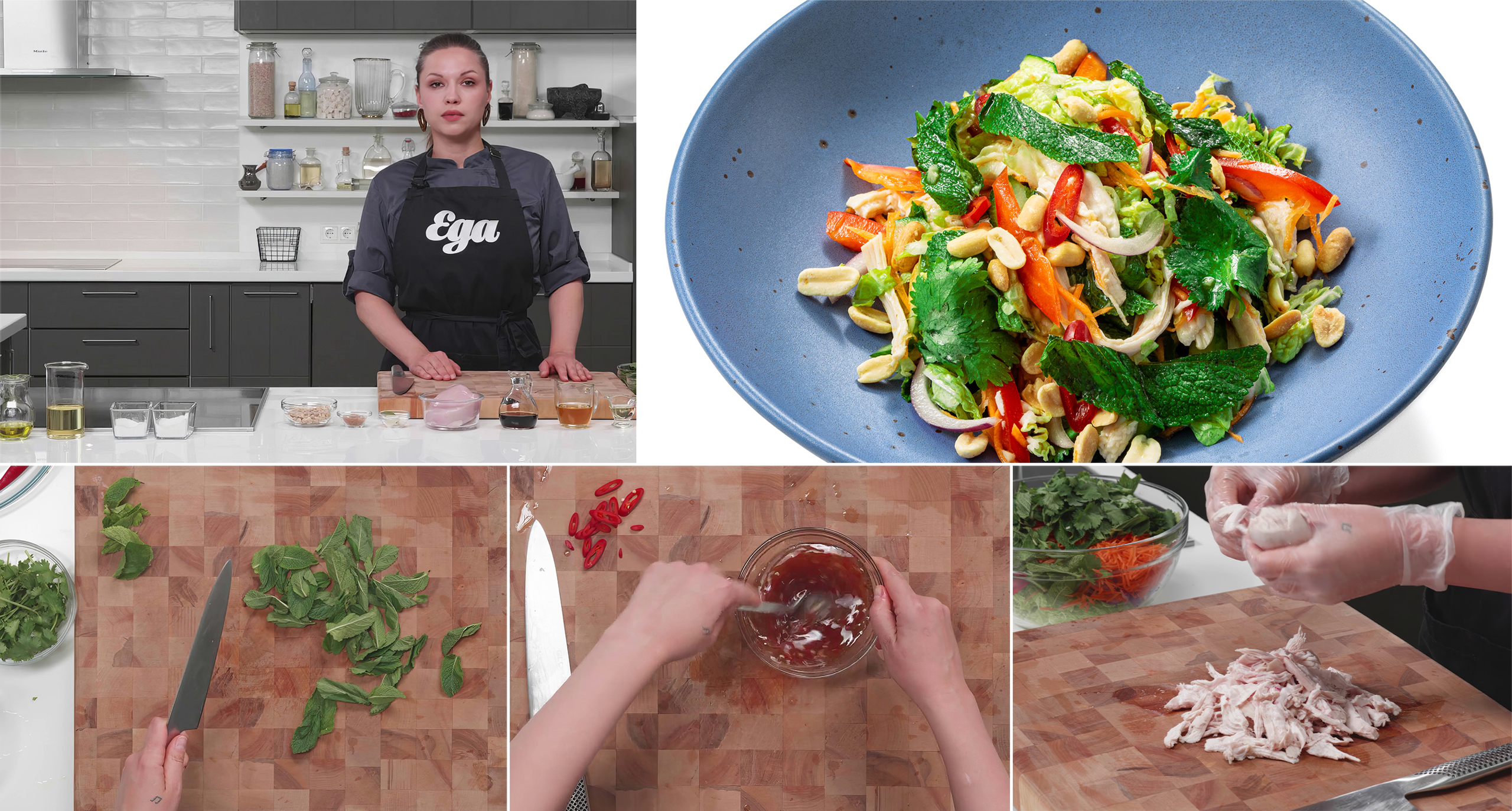 Как готовить летний салат с курицей по-вьетнамски