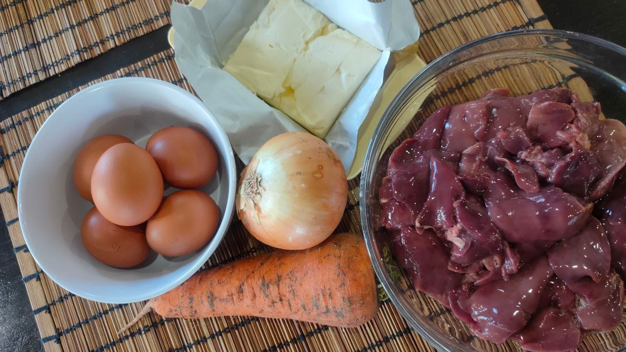 Паштет из куриной печени с овощами и яйцами, пошаговый рецепт с  фотографиями – Европейская кухня: Закуски. «Еда»