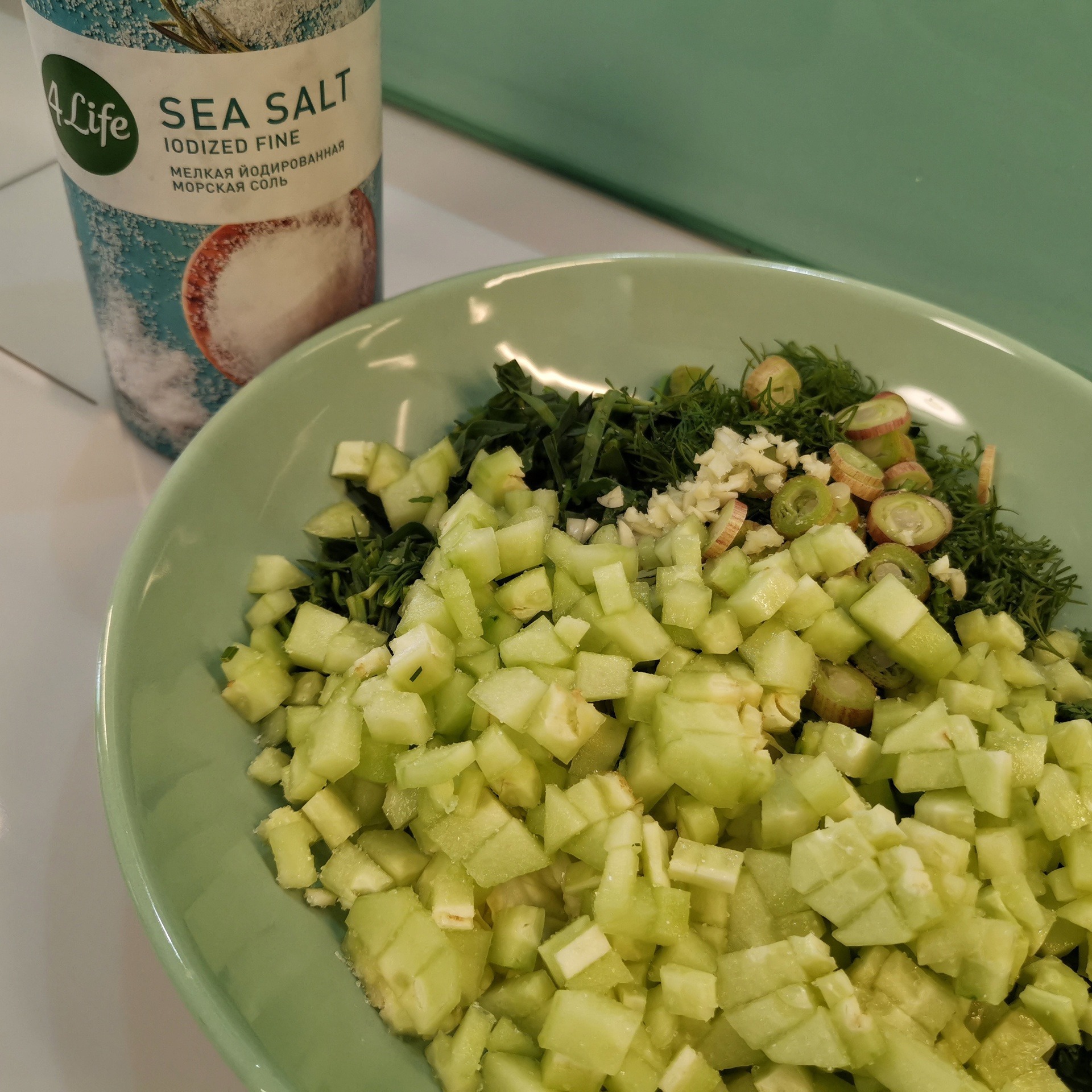 Рецепт салат из свежих овощей с растительным маслом как в детском саду | Меню недели
