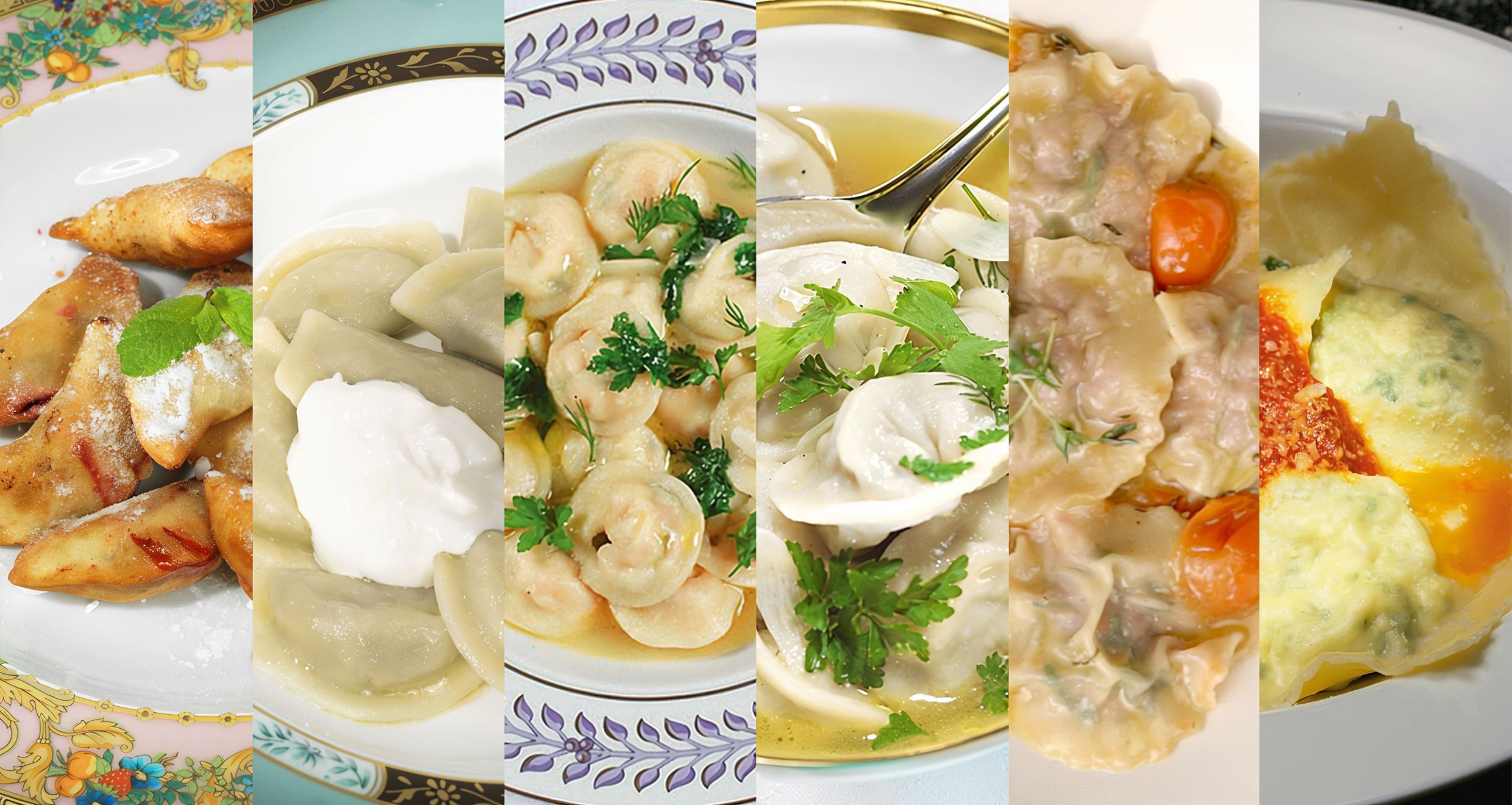 Равиоли, пельмени и вареники